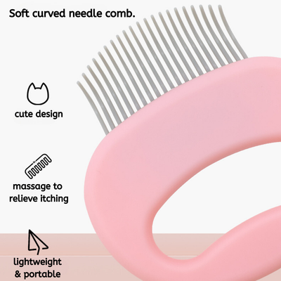 Cat Comb Pet Hair Brush Best Lint Brush For Pet Hair