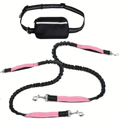 Outdoor Sports Reflective Dog Leash with Bag