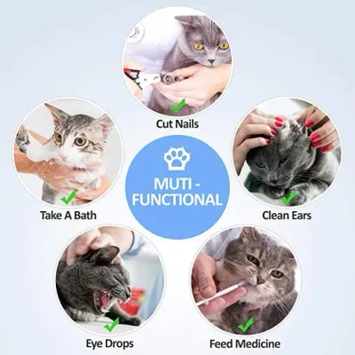 Cat Bath Bag Multi-function Anti-bite Multi-functional Adjustable Cat Bath Bag