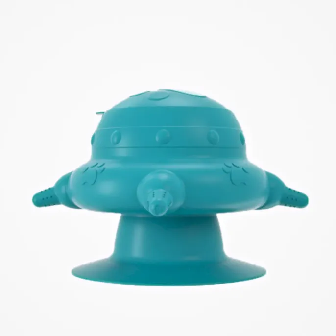 blue puppy milk feeder