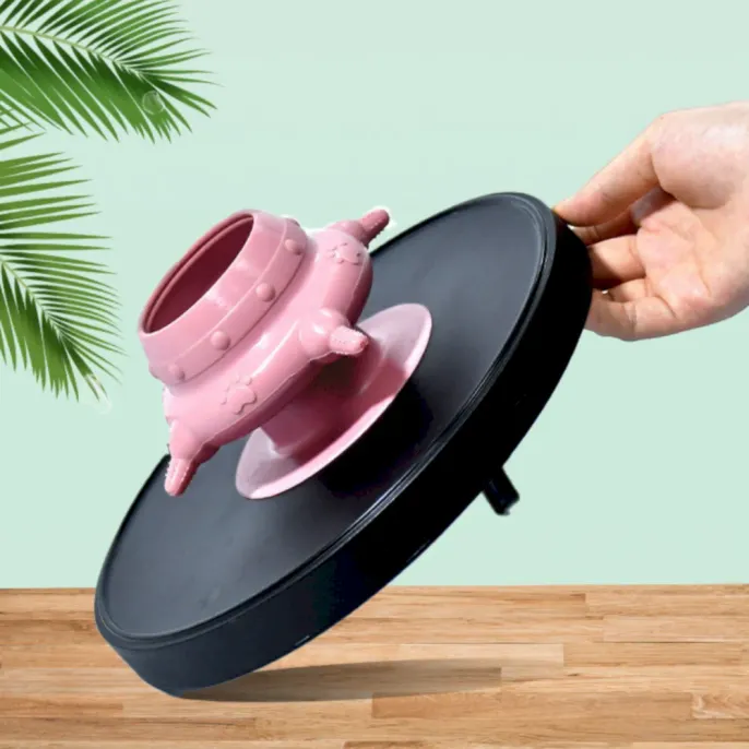 anti-slip silicone pet feeder