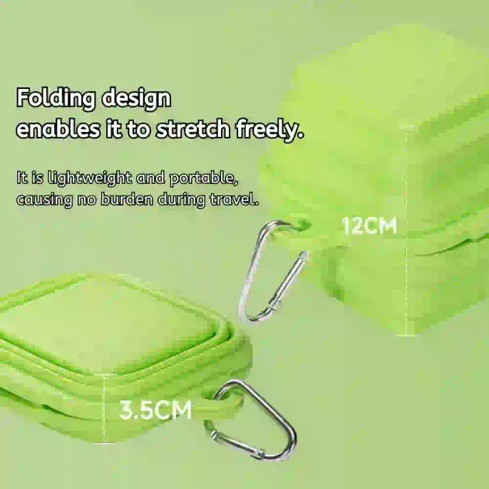Compact and space-saving, fits easily into bags or backpacks for travel.