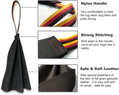 Interactive tug toy for dogs