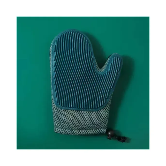 cat comb glove (1) Pet massage brush with silicone tips