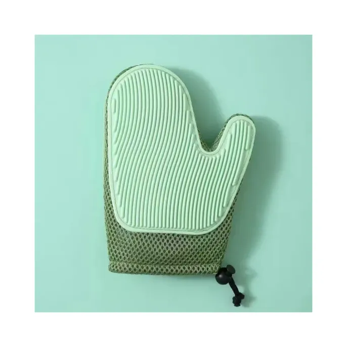 cat comb glove (2) Easy-to-use pet grooming glove