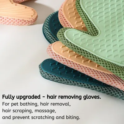 cat combing glove (1) Cat and dog bath brush