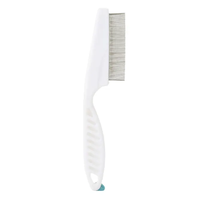 Pin Brush White Stainless Grooming Pet Pin Brush