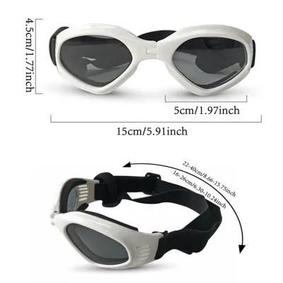 dog car goggles (1) Fashionable pet sunglasses for Teddy and Poodle.