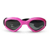 Sunglasses for pets with adjustable straps.