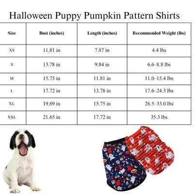 Halloween Puppy Pumpkin Pattern Shirts Halloween Puppy Pumpkin Pattern Shirts for dogs