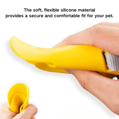 Duck-billed Silicone Adjustable Dog Muzzle