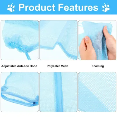 Cat muzzle for grooming usage