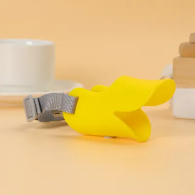 Duck-billed Silicone Adjustable Dog Muzzle