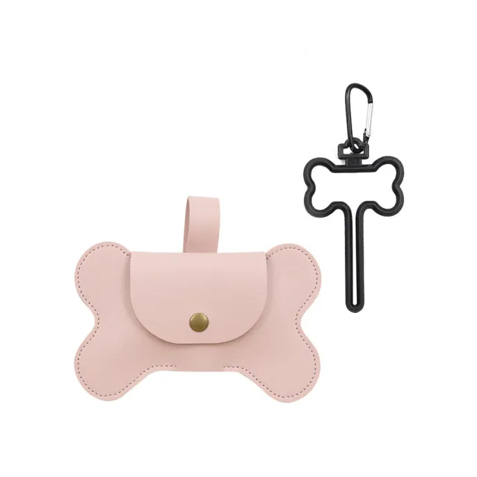Pink  Dog Bag Holder
