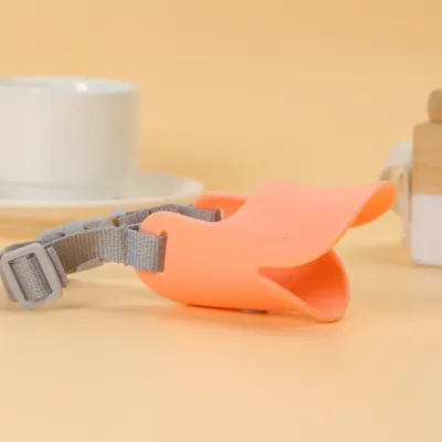 Duck-billed Silicone Adjustable Dog Muzzle