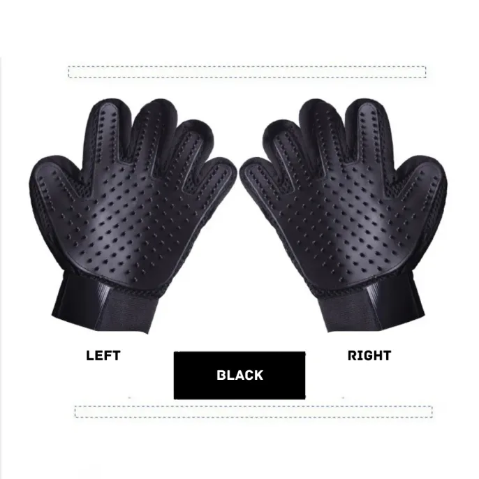 Silicone pet grooming glove Silicone pet grooming glove durable