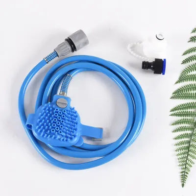 Portable Pet Shower Sprayer Using Situation Portable Outdoor Massage Pet Shower Sprayer