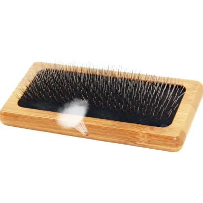 Wooden Fine-toothed Pet Needle Comb