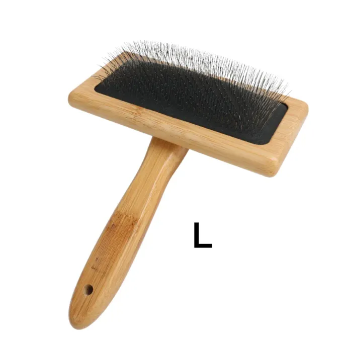 Pet Needle Comb L Wooden Fine-toothed Pet Needle Comb