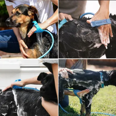 Portable Pet Shower Sprayer Situation Portable Outdoor Massage Pet Shower Sprayer