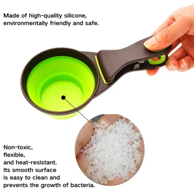 Folding Pet Bowl Texture Folding Flexible Anti-bacteria Non-toxic Pet Bowl