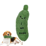 Interactive squeaky dog toy to reduce boredom and anxiety.