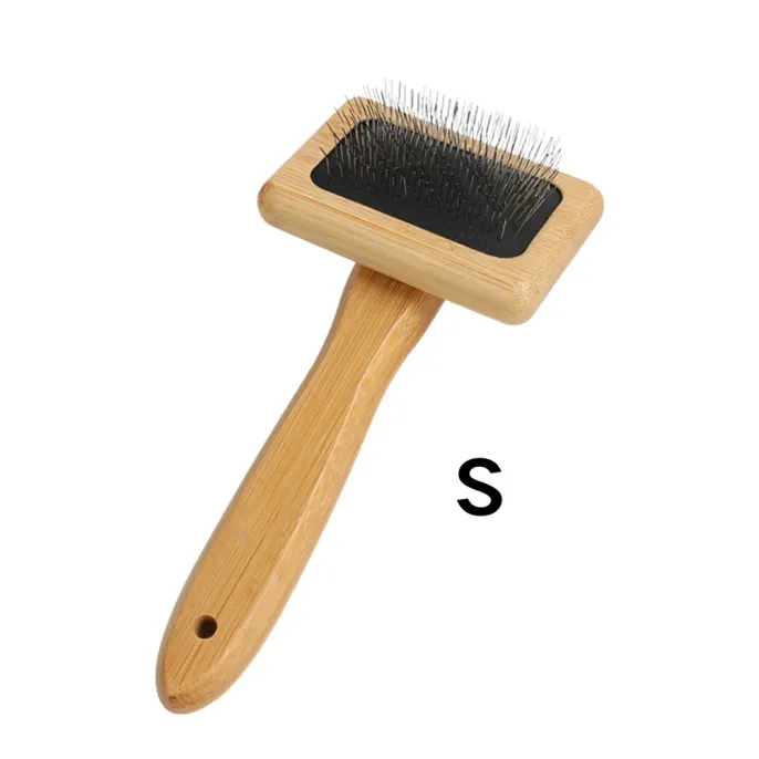 Pet Needle Comb S Wooden Fine-toothed Pet Needle Comb
