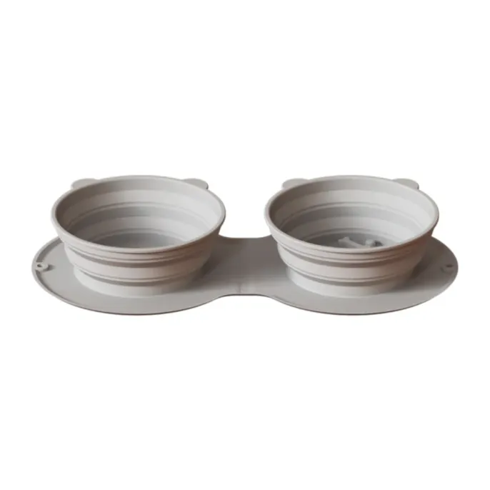 grey pet travel bowl grey pet travel bowl