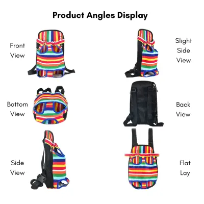 rainbow dog cat bag