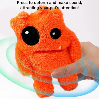 Press-and-squeeze feature activates the squeaker, keeping pets engaged during play.