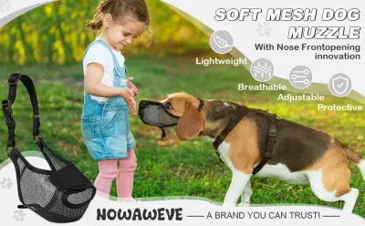 Breathable Adjustable Light-weight Dog Muzzle