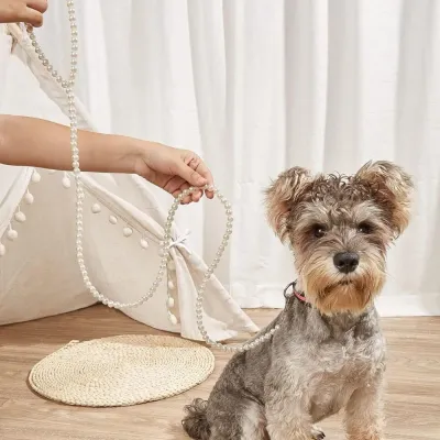 White Pearl Cat Leash White Pearl Cat Leash Wholesale