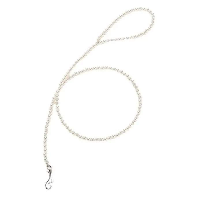 White Pearl Dog Leash Charming White Pearl Cat Leash