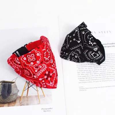 Bandana for Dogs and Cats Pet Adjustable Print Bandana