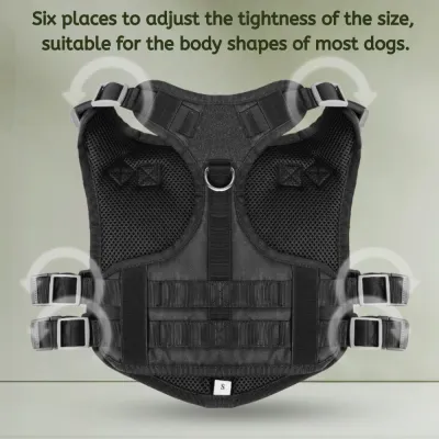 Durable Tactical Leash Harness