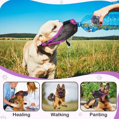 Breathable Adjustable Light-weight Dog Muzzle