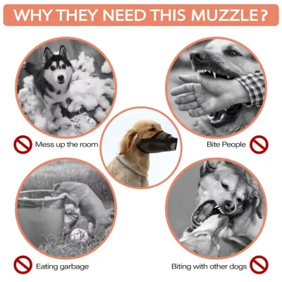 Large Dog Mesh Muzzle for Pets