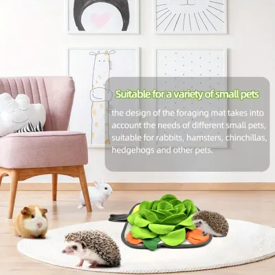 pet snuffle mat (2) Machine washable for easy cleaning and maintenance