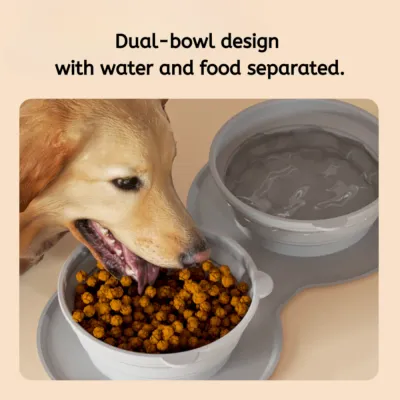 double pet food bowl double pet food bowl