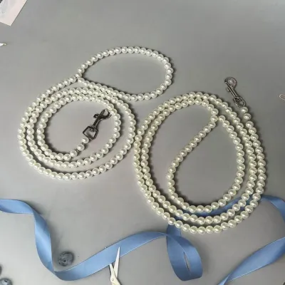 Cat Leash with Pearl Delicate Cat Leash with Pearl Wholesale