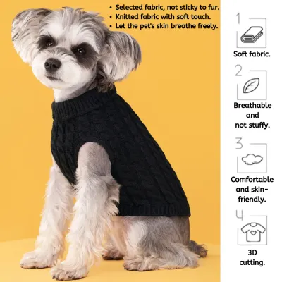 Breathable and moisture-wicking fabric keeps pets dry and comfortable.