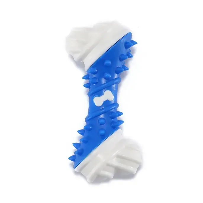 blue dog bone chew toys
