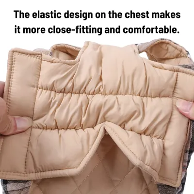 best winter coats for dogs (1) Elastic chest design ensures a snug, comfortable fit for large breed pets.