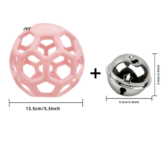 ball toy dog (1) Made from non-toxic materials, this safe, durable toy ensures pets can play without the risk of harmful chemicals.