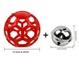 ball dog toy (2) This eco-friendly TPR ball is designed for tough chewers, making it the ideal choice for pets who love to bite and gnaw.