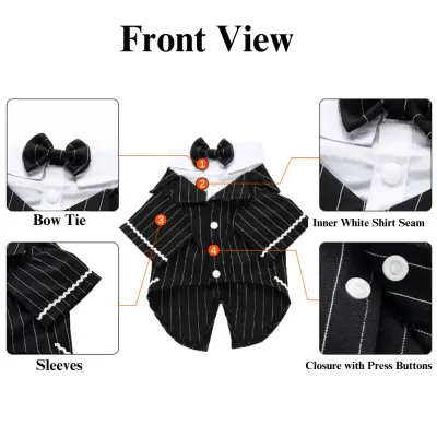 Dog Striped Suit Dog Striped Suit Wholesale