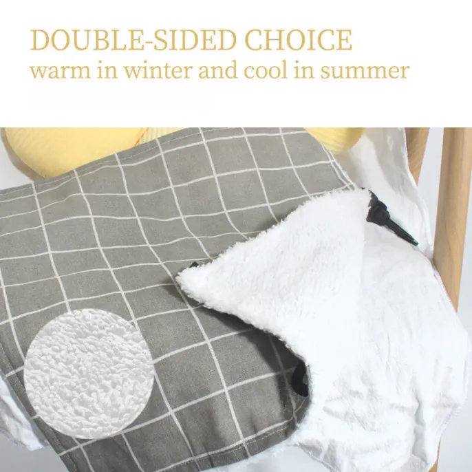 hammock for cats (2) Designed with a double-sided feature, this hammock provides warmth in winter and coolness in summer for year-round use.