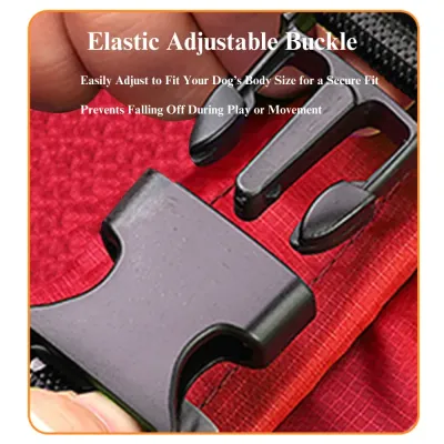 Adjustable fit with elastic straps and fixing buckle for secure and comfortable wear.