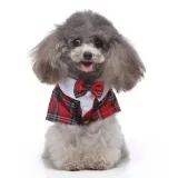 Red Bowtie Dog Shirt Red Bowtie Dog Shirt Wholesale