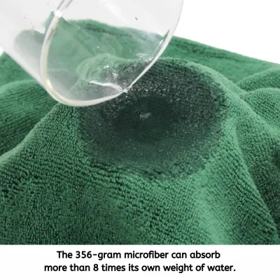 dog towel microfiber (1) Soft nano-fiber fabric absorbs up to 8 times its weight in water.